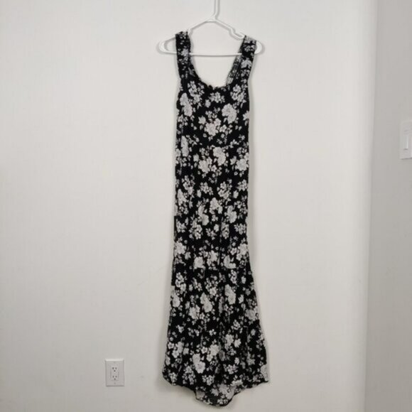 Lily Morgan Women's Floral Bohemian Cutout Maxi Dress Size XL Whimsigoth - Picture 1 of 10